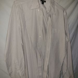 Eddie Bauer Size Men's TL Red/White Dress Shirt